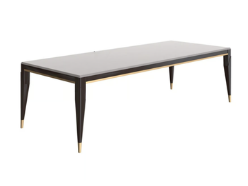 SUNSET - Rectangular wood veneer table by Guerra Vanni - view 2